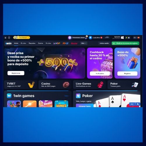 Visita la plataforma 1Win